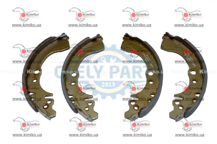 1403060180 Колодки гальмівні Джилі СК 1 задні з ABS / 2 KIMIKO Джилі СК 1