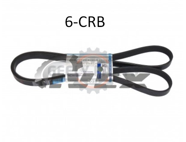 6 Пас генератора Шевроле Епіка "CRB" EPICA 2.0-2.5 6PK1835 13146260 Шевроле Епіка