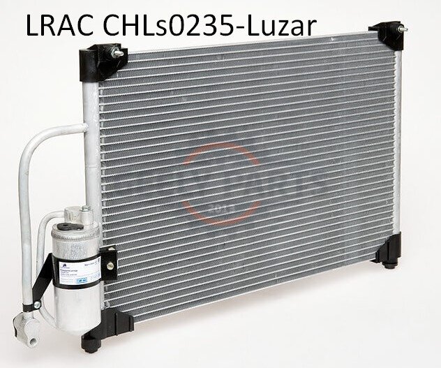 LRAC CHLs0235 Радіатор кондиціонера Деу Ланос Ланос з ресивером Luzar Деу Ланос