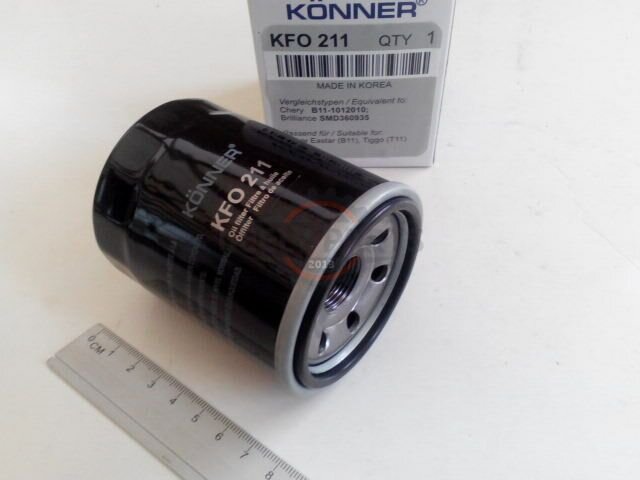 b11-1012010 Фильтр масляный Чері Істар Б11 (KONNER) Mits. HOVER BYD F3 SMD360935 Чері Істар Б11