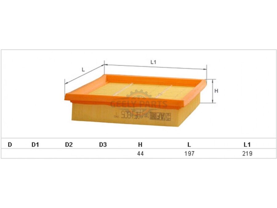 S12-1109111 Фильтр воздушный Чері Кімо S12 ALPHA FILTER Чері Кімо S12